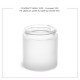 100g Clear Frosted Glass Jar with Lid