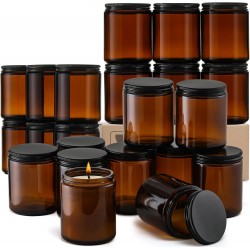 100g Amber Glass Jars with Lid