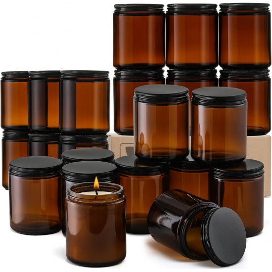 100g Amber Glass Jars with Lid