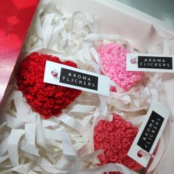 "All You Need is Love" Heart Candle Hamper Set