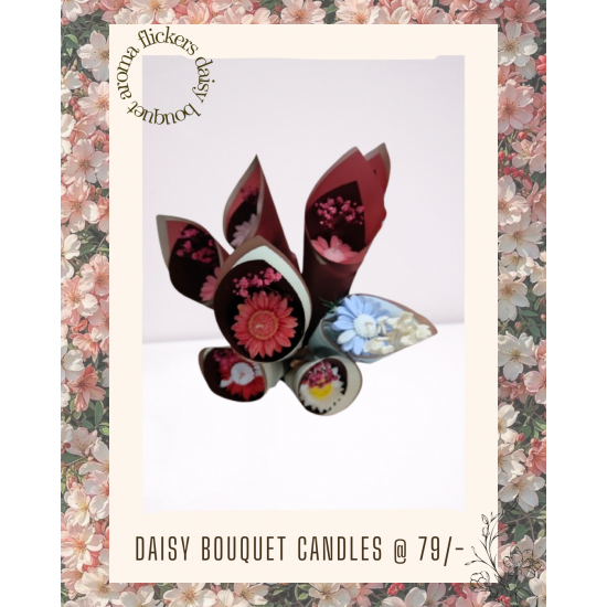 Single Daisy Bouquet (Assorted Color)