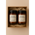Scented Luxury soy amber candle jar gift box