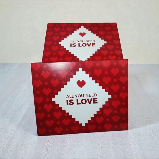 Couple candle with cute heart 