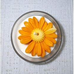 The "Citrus Burst" Orange Daisy Jar