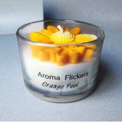 The "Citrus Burst" Orange Daisy Jar