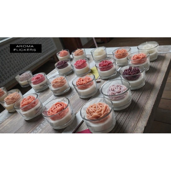 Peony Luminary in a Jar: Rose Fragrance