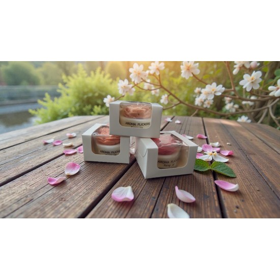 Peony Luminary in a Jar: Rose Fragrance