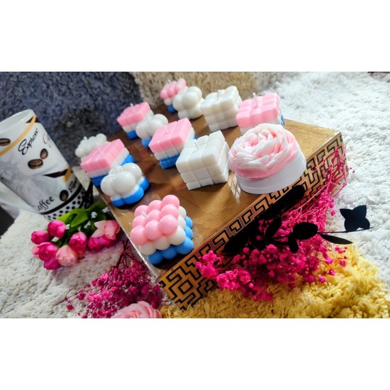 Cube candles