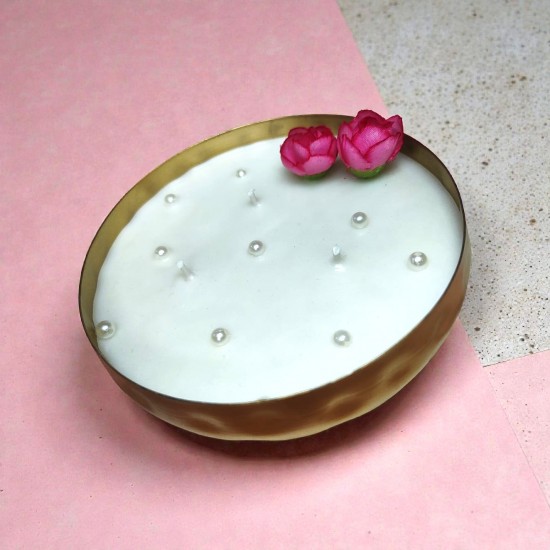 Sandalwood Serenity: Artisan Urli Candle