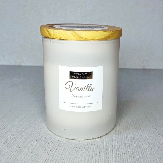 The Creamy Vanilla Luminary Jar Candle (200g)